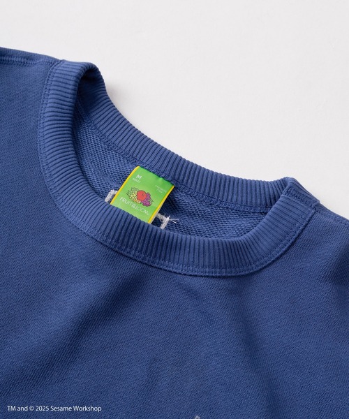 FRUIT OF THE LOOM（フルーツオブザルーム）の「【73】【Fruit of the Loom/フルーツオブザルーム】SESAMI STREETコラボ  キャラクターデザイン 裏毛スウェット（スウェット・メンズ・ブラック系その他/グレー/ブルー/ミント/パープル/ブラウン/アイボリー/ブラック・S/M/L）」の20枚目の写真