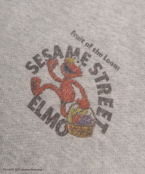 FRUIT OF THE LOOM（フルーツオブザルーム）の「【73】【Fruit of the Loom/フルーツオブザルーム】SESAMI STREETコラボ  キャラクターデザイン 裏毛スウェット（スウェット・メンズ・ブラック系その他/グレー/ブルー/ミント/パープル/ブラウン/アイボリー/ブラック・S/M/L）」の16枚目の写真