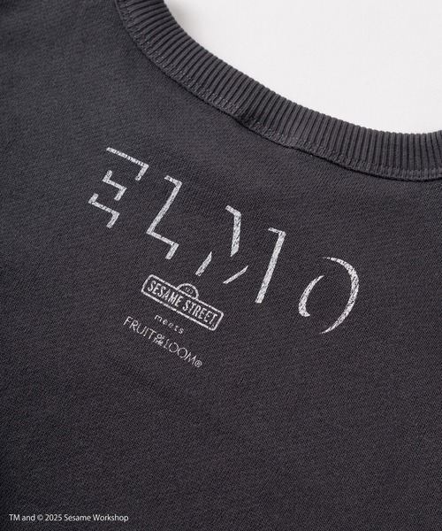 FRUIT OF THE LOOM（フルーツオブザルーム）の「【73】【Fruit of the Loom/フルーツオブザルーム】SESAMI STREETコラボ  キャラクターデザイン 裏毛スウェット（スウェット・メンズ・ブラック系その他/グレー/ブルー/ミント/パープル/ブラウン/アイボリー/ブラック・S/M/L）」の14枚目の写真