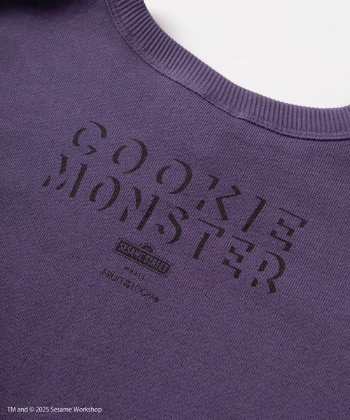 FRUIT OF THE LOOM（フルーツオブザルーム）の「【73】【Fruit of the Loom/フルーツオブザルーム】SESAMI STREETコラボ  キャラクターデザイン 裏毛スウェット（スウェット・メンズ・ブラック系その他/グレー/ブルー/ミント/パープル/ブラウン/アイボリー/ブラック・S/M/L）」の13枚目の写真