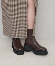 Launa lea（ラウナレア）の「【25秋冬】ニットソックス厚底ブーツ(S159)（ブーツ）」