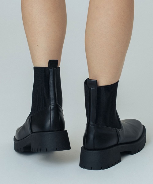 ROSE BUD（ローズバッド）の「STRETCH CHELSEA BOOTS（ブーツ・レディース・ブラック/ブラウン・38/37/36）」の6枚目の写真