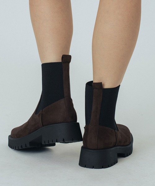 ROSE BUD（ローズバッド）の「STRETCH CHELSEA BOOTS（ブーツ・レディース・ブラック/ブラウン・38/37/36）」の11枚目の写真