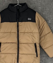 SHISKY（シスキー）の「スタンドカラー　フェイクダウン　マウンテンジャケット（MA-1）」