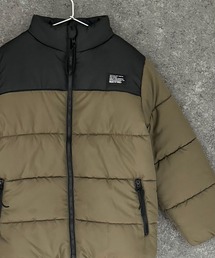 SHISKY（シスキー）の「スタンドカラー　フェイクダウン　マウンテンジャケット（MA-1）」