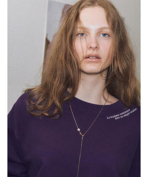 Lugnoncure(ルノンキュール)の「フラワープリントスウェットプルオーバー(その他トップス・レディース・グレー/パープル/ベージュ・F)」の7枚目の写真