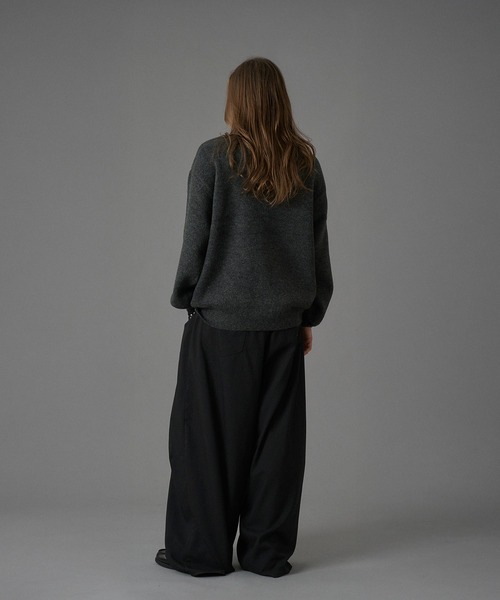 ONCILY(オンシェリー)の「RHINESTONE KNIT POLO CARDIGAN / ラインストーンニットポロカーディガン(カーディガン/ボレロ・メンズ・チャコールグレー/ブルー・SMALL/MEDIUM/LARGE)」の15枚目の写真