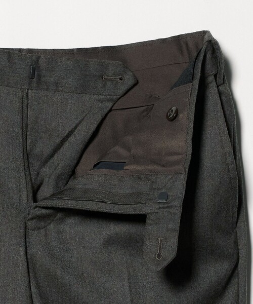 セール】GLR CLOTH フラノ無地 アジャスター NP スラックス