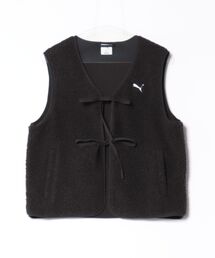 PUMA | PUMA ウェア プーマウェア W W.ESS POLAR FLEECE GILE アウター 634066 01BK(その他アウター)