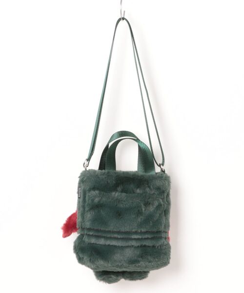 ROOTOTE（ルートート）の「ROOTOTE/ルートート　BR.2way.クリプテッド-E（ショルダーバッグ・レディース・ブラウン/ブラック/グリーン・FREE）」の4枚目の写真