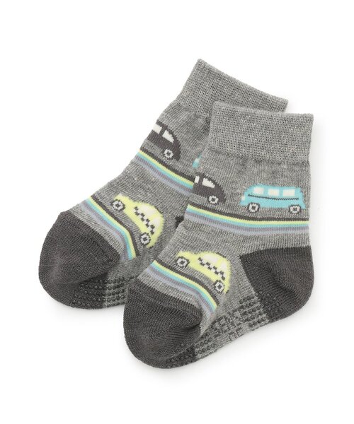 sense of wonder(センスオブワンダー)の「クルマソックス(ソックス/靴下・キッズ・グレー/マスタード・9-11cm/11-13cm/13-15cm/15-17cm)」の2枚目の写真