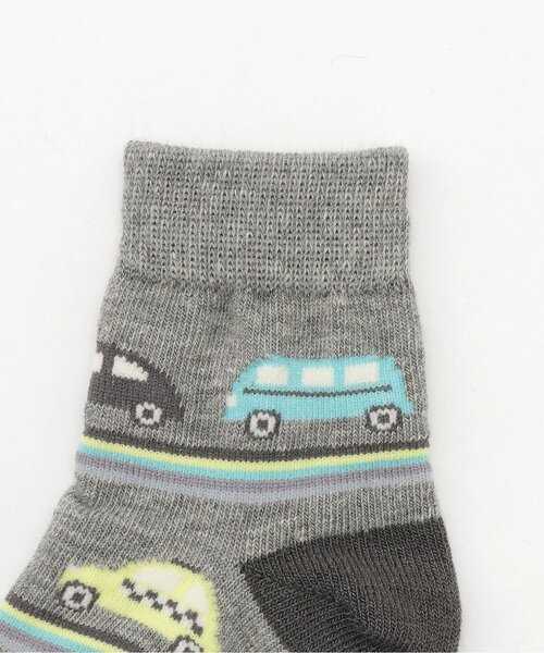 sense of wonder(センスオブワンダー)の「クルマソックス(ソックス/靴下・キッズ・グレー/マスタード・9-11cm/11-13cm/13-15cm/15-17cm)」の3枚目の写真