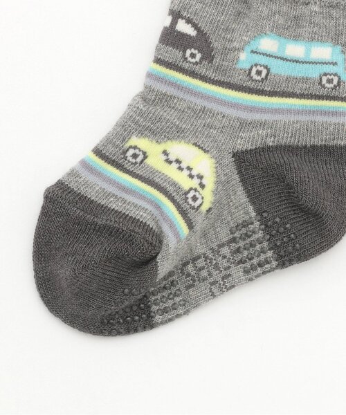 sense of wonder(センスオブワンダー)の「クルマソックス(ソックス/靴下・キッズ・グレー/マスタード・9-11cm/11-13cm/13-15cm/15-17cm)」の4枚目の写真