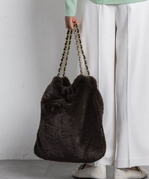 LAUTREAMONT（ロートレアモン）の「【VIOLAd'ORO】エコファーチェーントート　ELMO / V-8924（トートバッグ）」