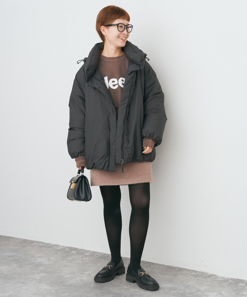 Spick & Span（スピックアンドスパン）の「NANGA / ナンガ 別注ダウンジャケット*（ダウンジャケット/コート・レディース・ブラック/アイボリー・FREE）」の3枚目の写真