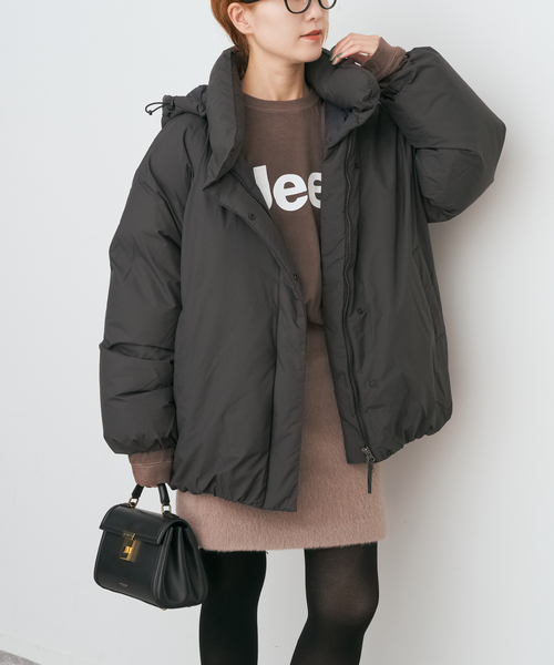 Spick & Span（スピックアンドスパン）の「NANGA / ナンガ 別注ダウンジャケット*（ダウンジャケット/コート・レディース・ブラック/アイボリー・FREE）」の6枚目の写真