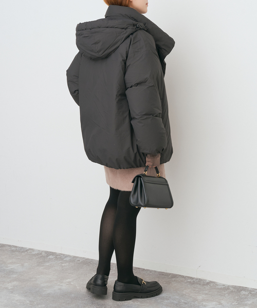 Spick & Span（スピックアンドスパン）の「NANGA / ナンガ 別注ダウンジャケット*（ダウンジャケット/コート・レディース・ブラック/アイボリー・FREE）」の11枚目の写真