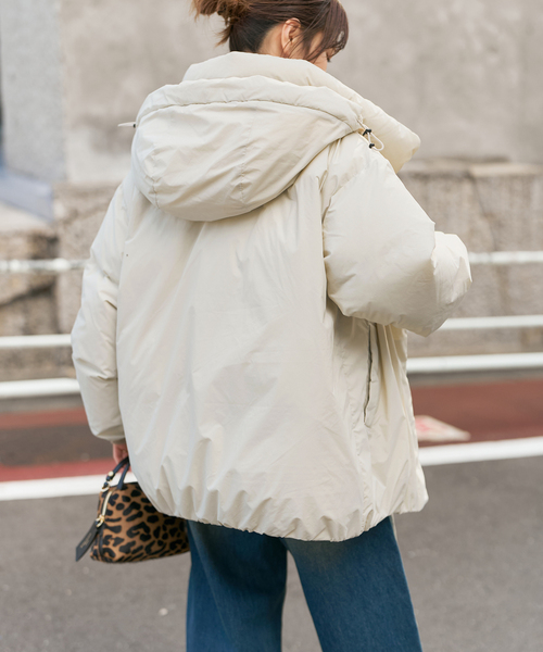 Spick & Span（スピックアンドスパン）の「NANGA / ナンガ 別注ダウンジャケット*（ダウンジャケット/コート・レディース・ブラック/アイボリー・FREE）」の14枚目の写真