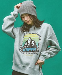 ≪Kappa×and ST ウェルネスクラブ≫Mountainデザインスウェット (ユニセックス)