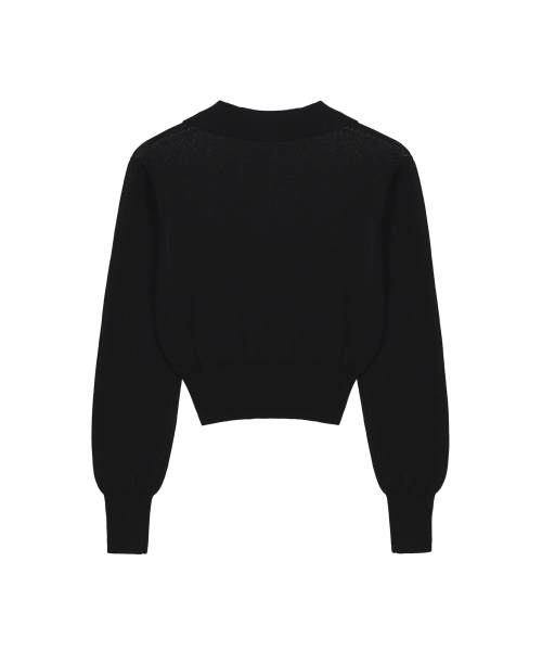 NICK&NICOLE(ニックアンドニコール)の「NICOLE COLOR BLOCK COLLAR KNIT_BLACK(ニット/セーター・レディース・その他・FREE)」の5枚目の写真