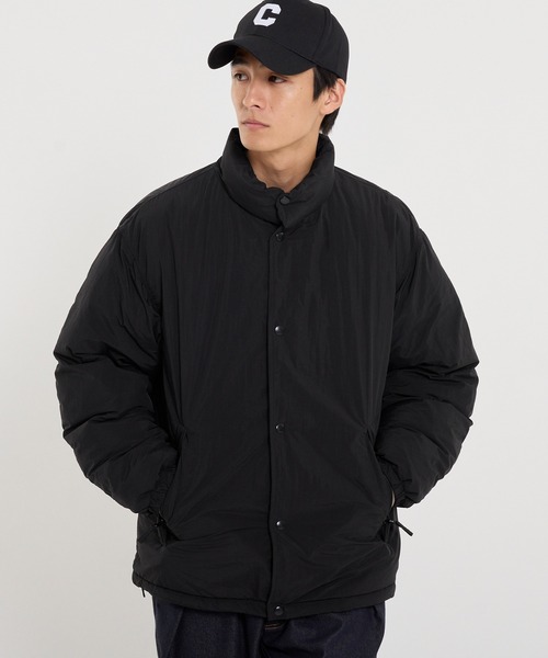 セール】ナイロンタッサー中綿スタンドジャケット（ブルゾン）｜coca