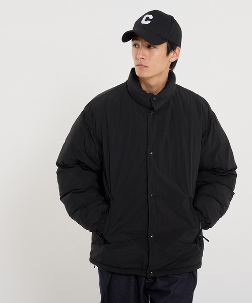 ナイロンタッサー中綿スタンドジャケット（ブルゾン）｜coca（coca