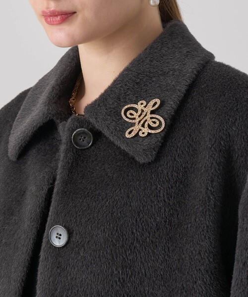 ANAYI(アナイ)の「ロゴモチーフビジューブローチ(ブローチ/コサージュ・レディース・ゴールド/ライトピンク・FREE)」の6枚目の写真