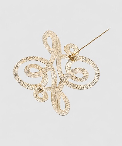 ANAYI(アナイ)の「ロゴモチーフビジューブローチ(ブローチ/コサージュ・レディース・ゴールド/ライトピンク・FREE)」の14枚目の写真