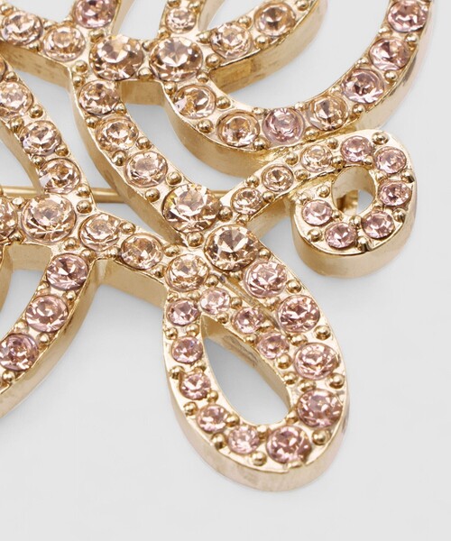 ANAYI(アナイ)の「ロゴモチーフビジューブローチ(ブローチ/コサージュ・レディース・ゴールド/ライトピンク・FREE)」の15枚目の写真