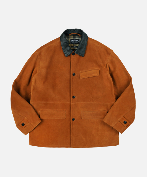 FRIZMWORKS(フリズムワークス)の「SUEDE FRENCH CAR COAT _ CAMEL(チェスターコート・メンズ・その他・SMALL/MEDIUM/LARGE/X-LARGE)」の1枚目の写真
