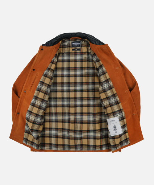 FRIZMWORKS(フリズムワークス)の「SUEDE FRENCH CAR COAT _ CAMEL(チェスターコート・メンズ・その他・SMALL/MEDIUM/LARGE/X-LARGE)」の2枚目の写真