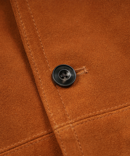 FRIZMWORKS(フリズムワークス)の「SUEDE FRENCH CAR COAT _ CAMEL(チェスターコート・メンズ・その他・SMALL/MEDIUM/LARGE/X-LARGE)」の5枚目の写真