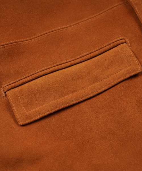 FRIZMWORKS(フリズムワークス)の「SUEDE FRENCH CAR COAT _ CAMEL(チェスターコート・メンズ・その他・SMALL/MEDIUM/LARGE/X-LARGE)」の6枚目の写真