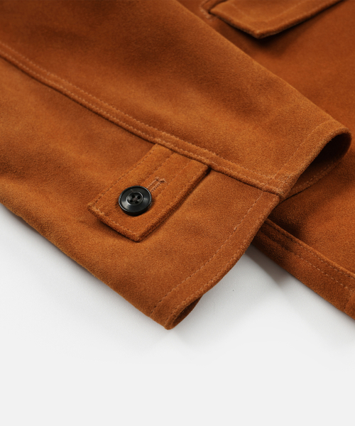 FRIZMWORKS(フリズムワークス)の「SUEDE FRENCH CAR COAT _ CAMEL(チェスターコート・メンズ・その他・SMALL/MEDIUM/LARGE/X-LARGE)」の7枚目の写真