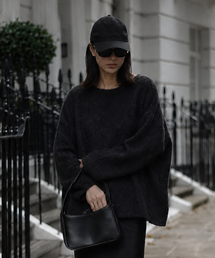 ブークレニットプルオーバー(チャコール)