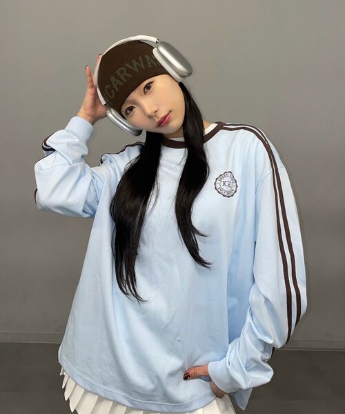THE GREEN LAB（ザグリーンラボ）の「サッカーフットボール配色長袖Tシャツ[ブラウン]（Tシャツ/カットソー・メンズ・その他・SMALL）」の22枚目の写真
