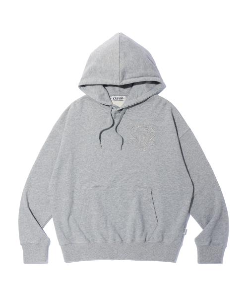 YOUHEE(ユヒ)の「YOUHEE SYMBOL GRAPHIC HOODIE MELANGE GREY(パーカー・レディース・その他・FREE)」の2枚目の写真