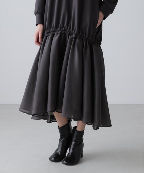 ADORE(アドーア)の「◆パウダリーダンボールワンピース(ワンピース・レディース・グレー/ブラック/ベージュ・38)」の13枚目の写真