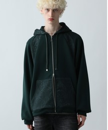 HARE | ジャガードキリカエZIPパーカー(HARE)(パーカー)