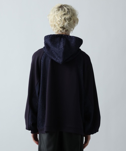 HARE(ハレ)の「ジャガードキリカエZIPパーカー(HARE)(パーカー・メンズ・ネイビー/グリーン/ブラック・FREE)」の20枚目の写真