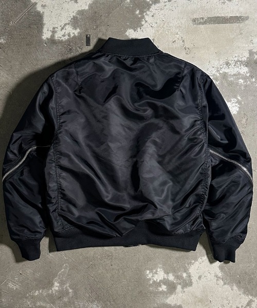 A'GEM/9 × .kom 『A'GEM/9/エージェムナイン』フード着脱MA-1フライト