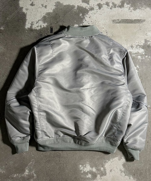 A'GEM/9 × .kom 『A'GEM/9/エージェムナイン』フード着脱MA-1フライト