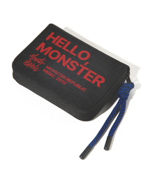 MONSTER REPUBLIC（モンスターリパブリック）の「こんにちは MSRC_旅行コイン財布_カラビナ_ディープレッド（札入れ/マネークリップ）」
