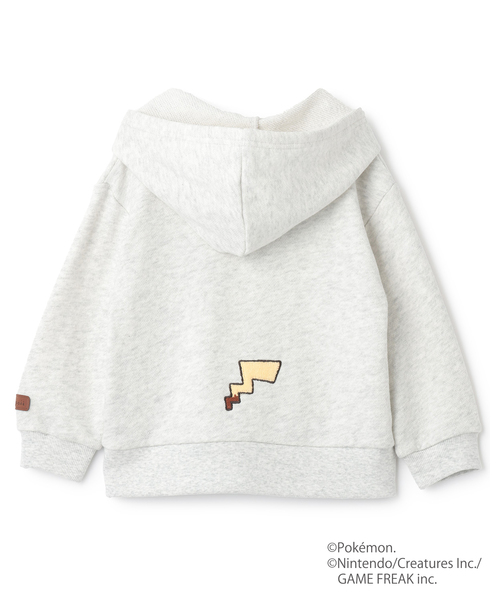 petit main（プティマイン）の「【モンポケ】ジップパーカー（パーカー・キッズ・キナリ/ネイビー・100cm/90cm/110cm/80ｃｍ/120cm）」の11枚目の写真