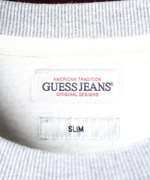 GUESS JEANS(ゲスジーンズ)の「GUESS JEANS ロゴ刺繍スウェットシャツ(スウェット・メンズ・ブラック/チャコールグレー・XL/S/M/L)」の3枚目の写真