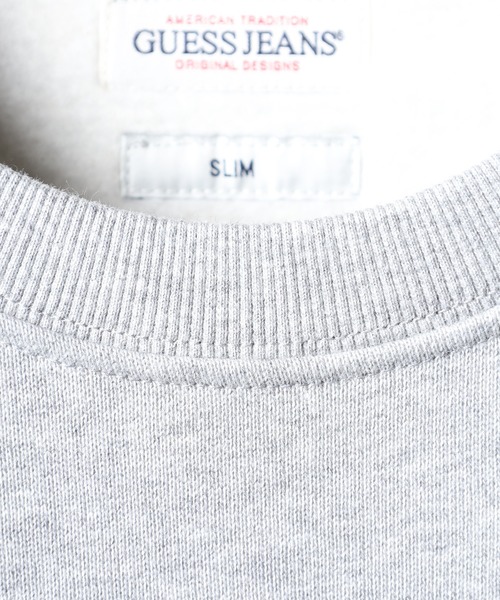 GUESS JEANS(ゲスジーンズ)の「GUESS JEANS ロゴ刺繍スウェットシャツ(スウェット・メンズ・ブラック/チャコールグレー・XL/S/M/L)」の4枚目の写真