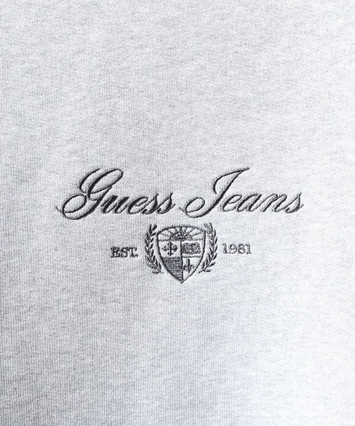 GUESS JEANS(ゲスジーンズ)の「GUESS JEANS ロゴ刺繍スウェットシャツ(スウェット・メンズ・ブラック/チャコールグレー・XL/S/M/L)」の5枚目の写真