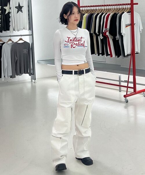 EXTRAORDINARY（エクストラオーディナリー）の「インスタントリリーフ W_ロングスリーブ オフホワイト（Tシャツ/カットソー・レディース・その他・FREE）」の11枚目の写真