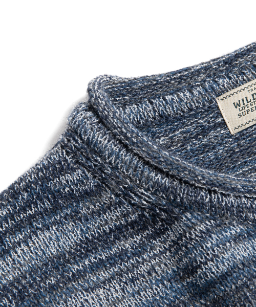 WILD BRICKS(ワイルドブリックス)の「FYM ROLL NECK SWEATER (blue)(ニット/セーター・メンズ・その他・MEDIUM/LARGE)」の5枚目の写真
