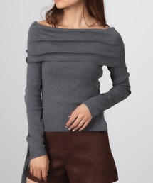 Chiina（チーナ）の「Chiina /オフショルダー　ボートネックアソートトップス（Tシャツ/カットソー）」